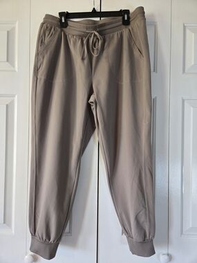 Rachel Zoe Light Taupe Drawstring Joggers